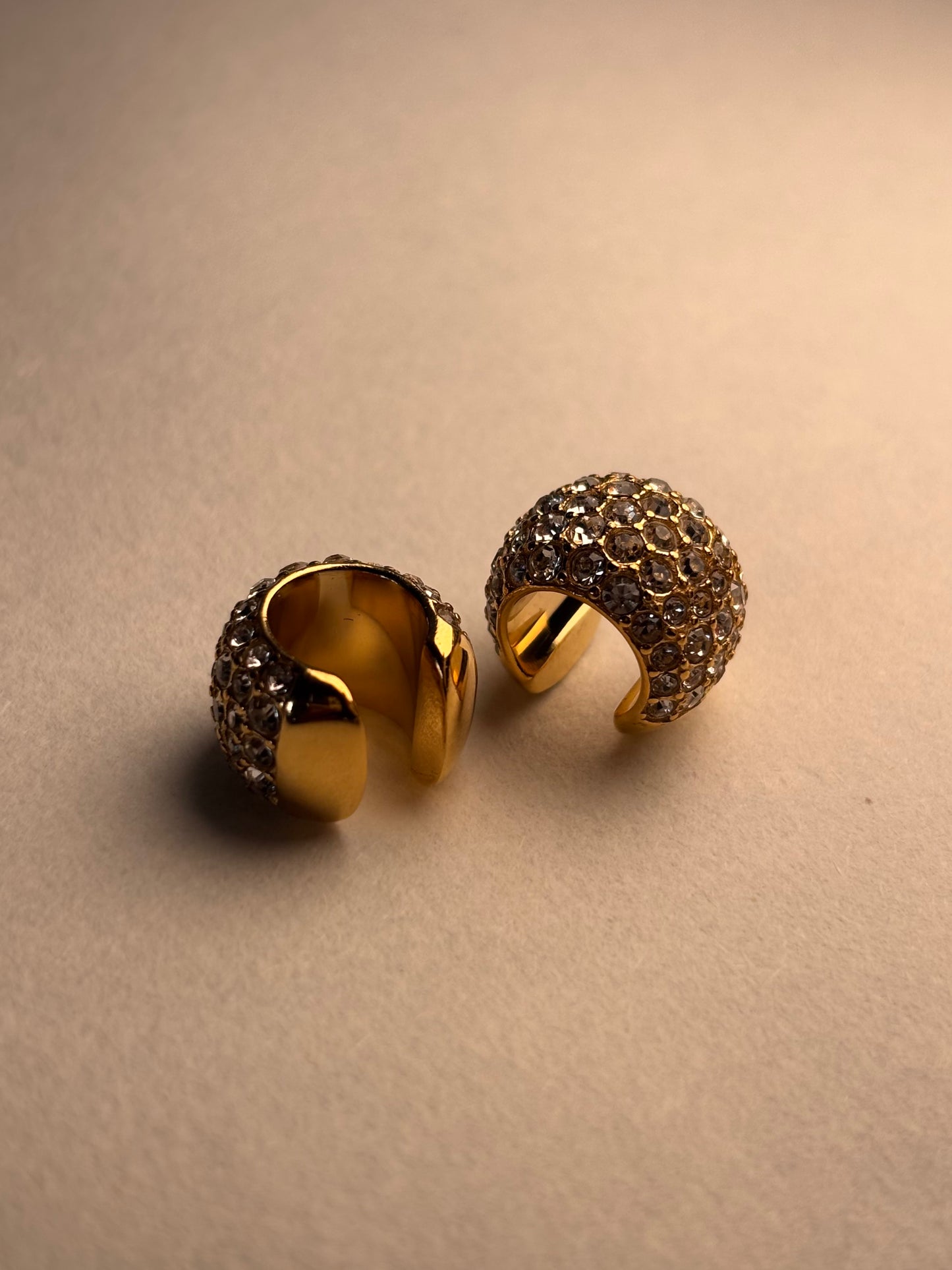 Chunky Zircon Ear Cuffs