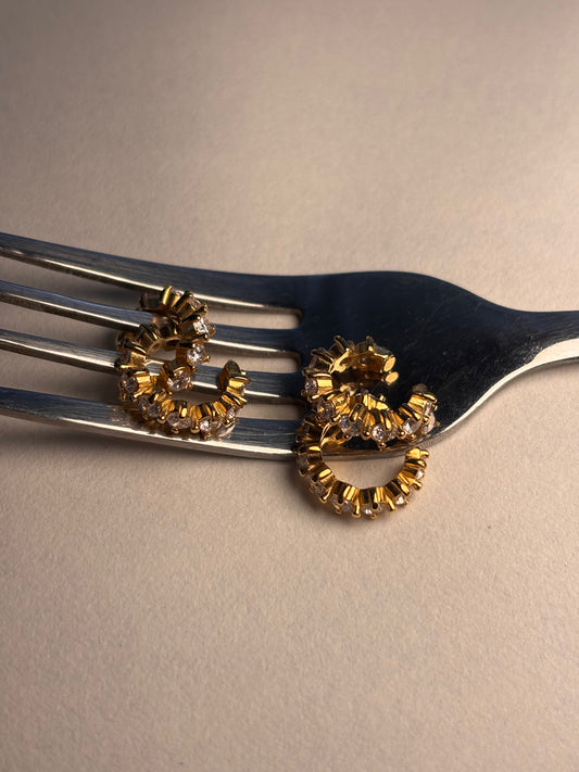 Zircon Hoop Ear Cuffs