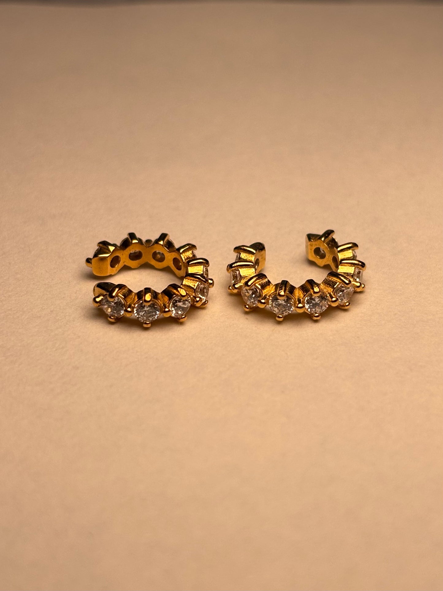 Zircon Hoop Ear Cuffs